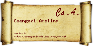 Csengeri Adelina névjegykártya
